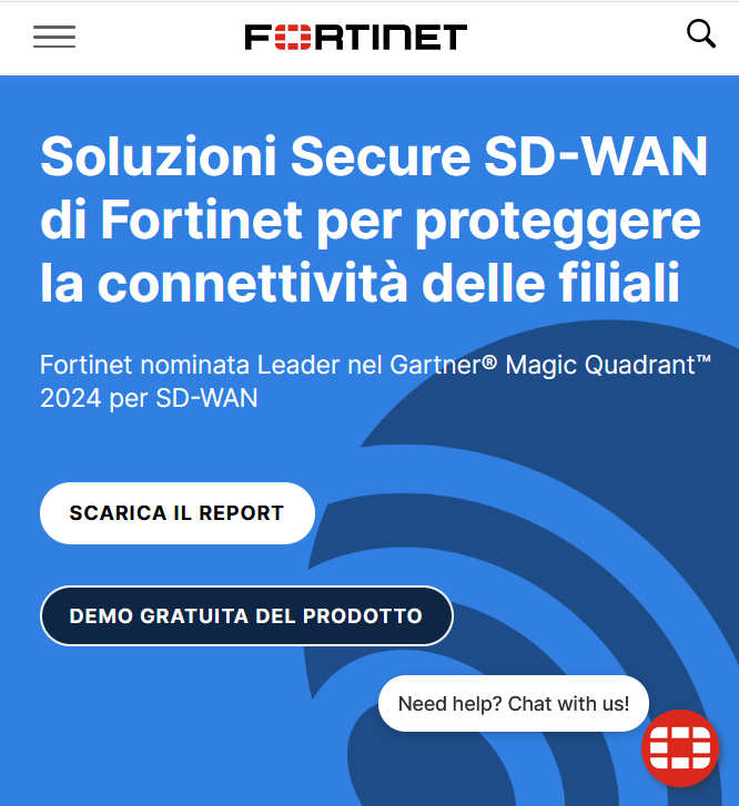 Soluzioni Secure SD-WAN