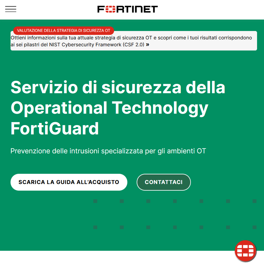Operational Technology FortiGuard