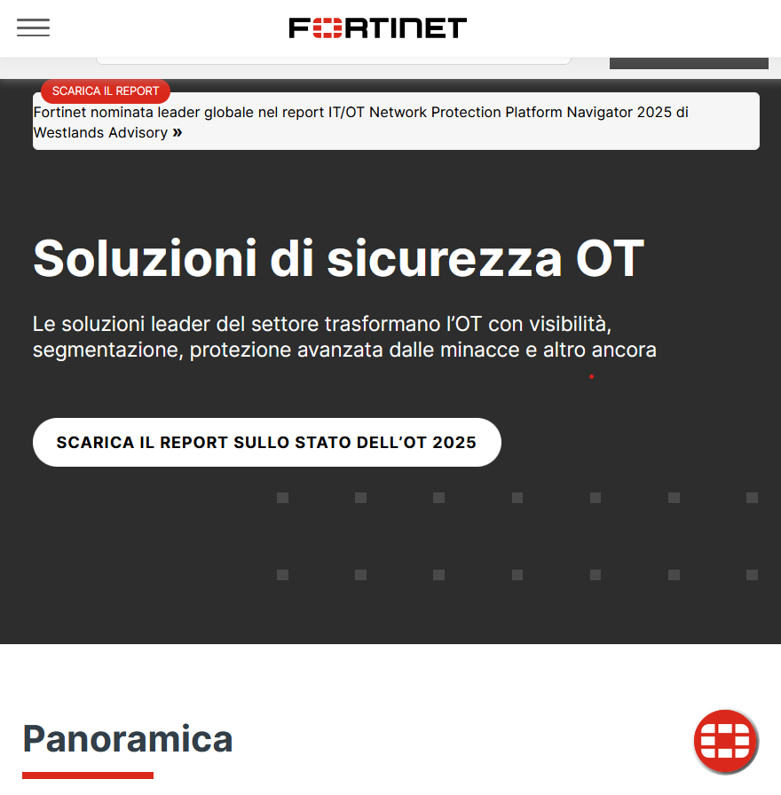 Soluzioni di sicurezza OT